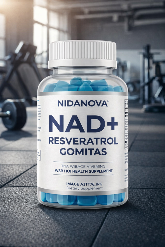 NAD+ Resveratrol Alta Potencia 1000 mg – 60 Gomitas