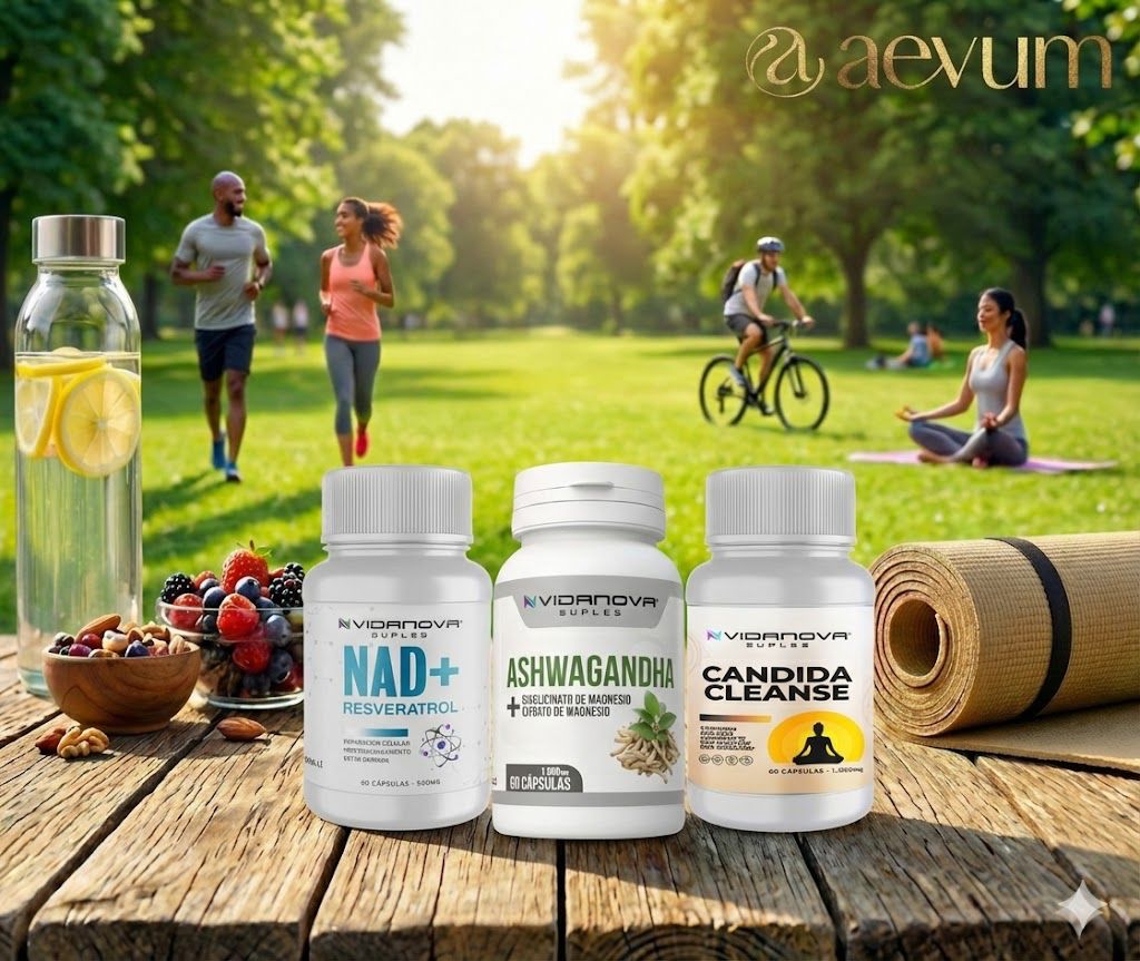 Pack 3 Bienestar: NAD+ + Ashwagandha + Candida